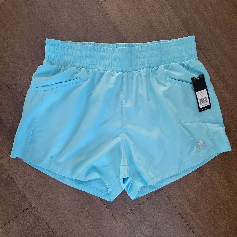 adidas Light Blue Athletic Shorts
